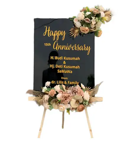 Papan Bunga Akrilik Kute Panang